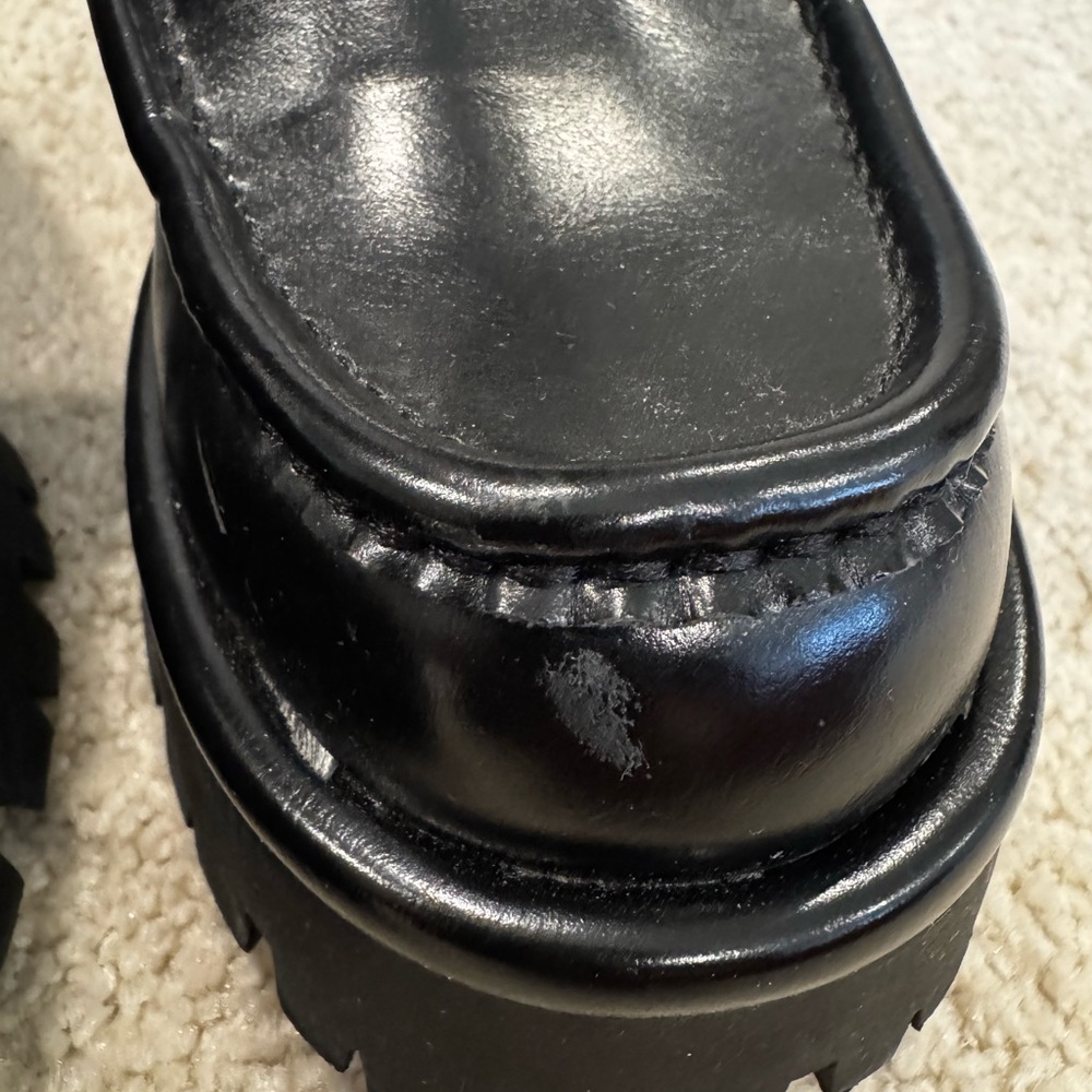 Zara Black Combat Boots - Picture 3 of 3